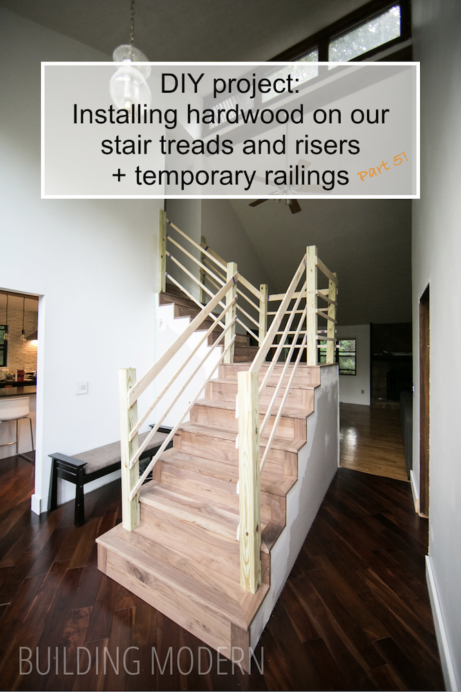Foyer Stairs Installing Hardwood