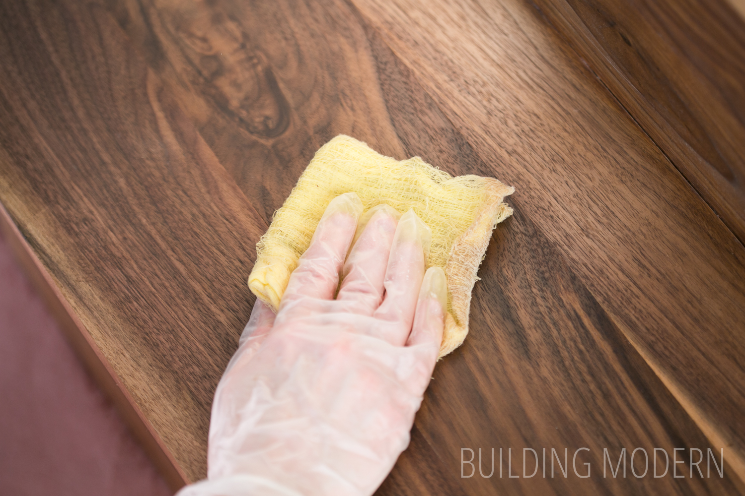using tack cloth on hardwood floors