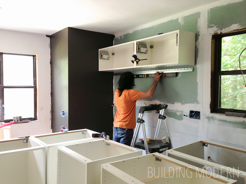 Ikea Kitchen Cabinet Installation, How To Install Upper Kitchen Cabinet