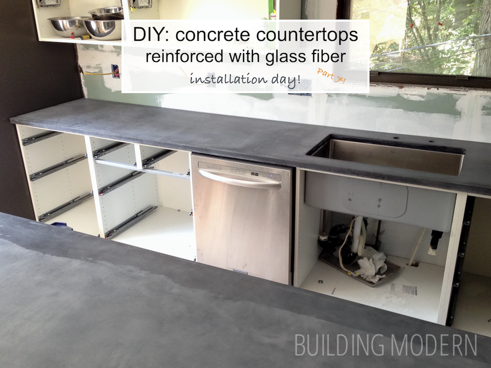 Sidebar Content, How To Install Concrete Countertops In Place